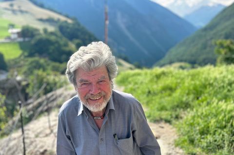 Reinhold Messner in der Natur