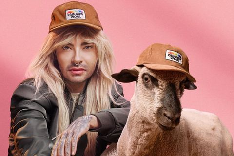 Bill Kaulitz und eines seiner schwulen Schafe.