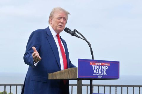 Donald Trump bei einer Rede