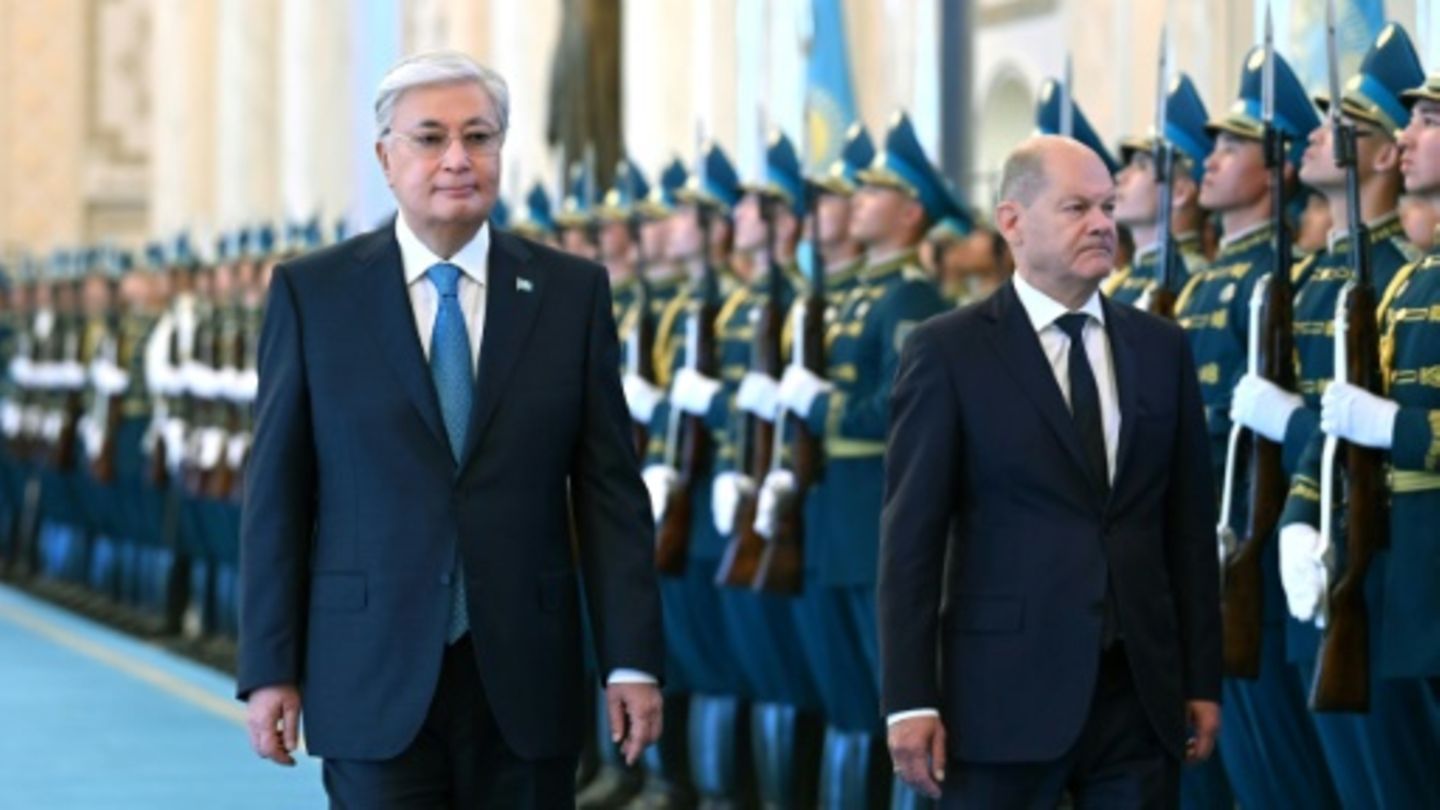 Scholz baut in Usbekistan und Kasachstan wirtschaftliche Beziehungen weiter aus