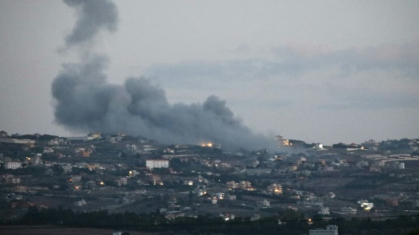 Rauch nach einem israelischen Angriff im Libanon