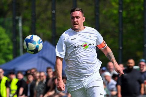 Etwas fülliger ist Max Kruse geworden, aber immer noch in der Berliner Kreisliga unterwegs. Das Bild stammt aus dem April 2024