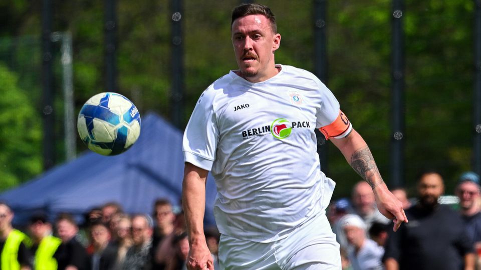 Etwas fülliger ist Max Kruse geworden, aber immer noch in der Berliner Kreisliga unterwegs. Das Bild stammt aus dem April 2024