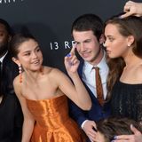 Selena Gomez mit den Stars aus "13 Reasons Why"