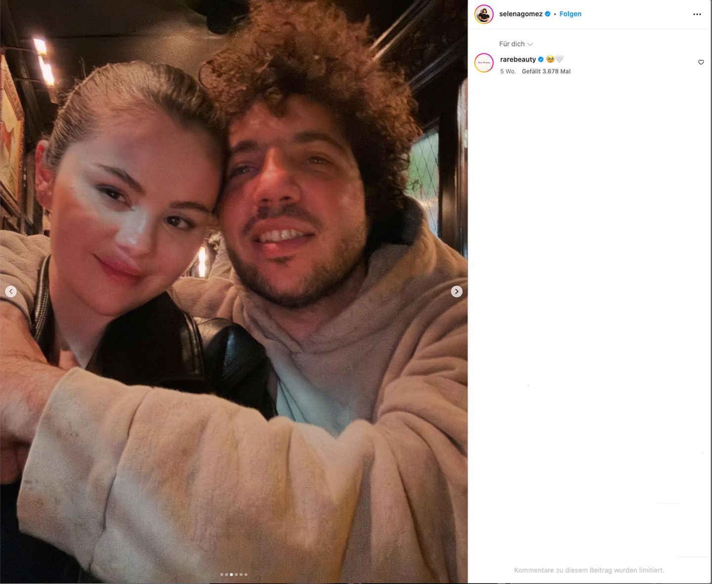 Selena Gomez mit Benny Blanco