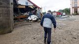 Schlamm und Trümmer nach dem Hochwasser in Polen