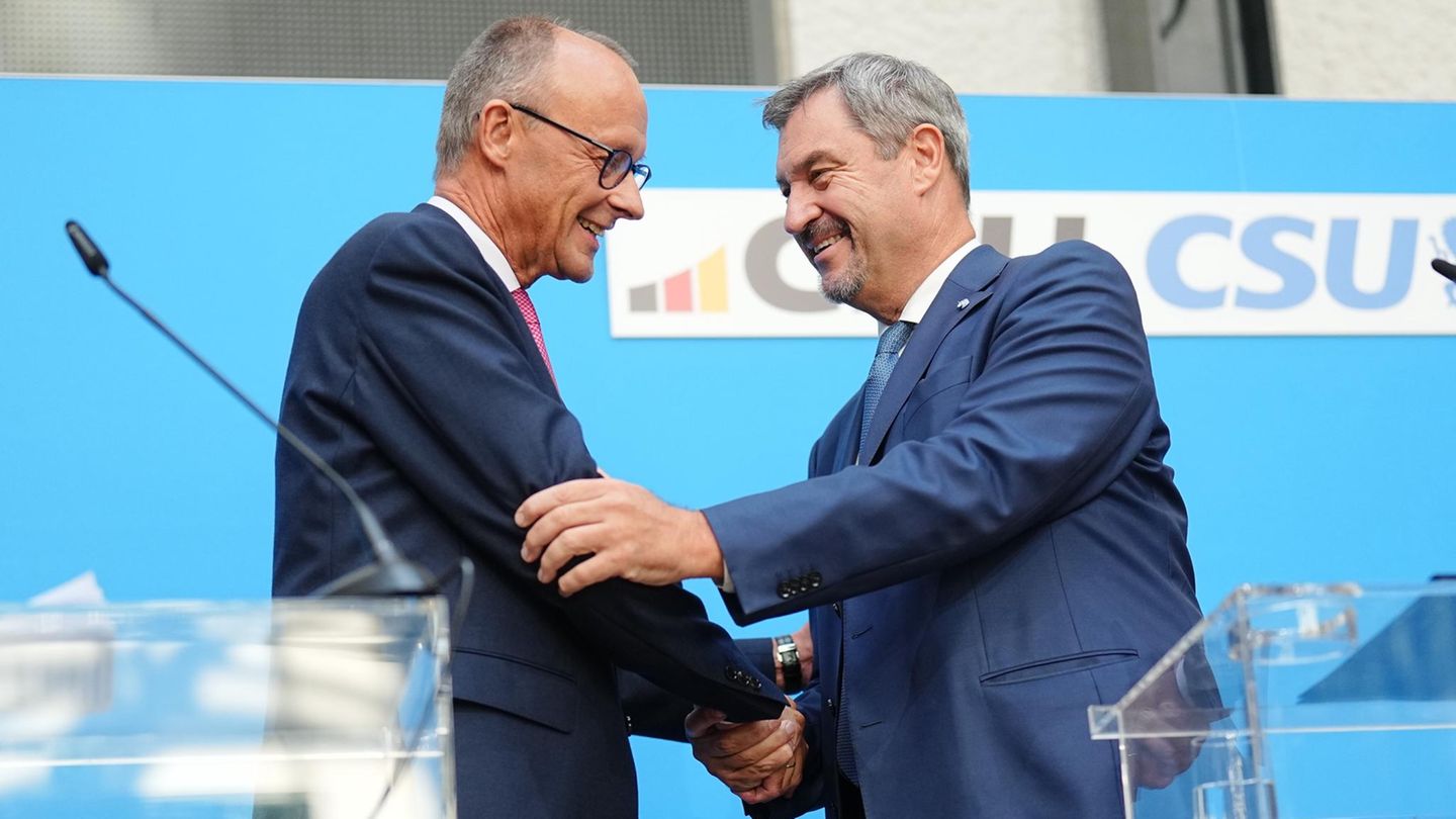 "Friedrich Merz macht's": K-Frage entschieden: Söder unterstützt Merz als Kanzlerkandidat