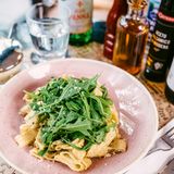 Pasta Papardelle Noci e Rucola
