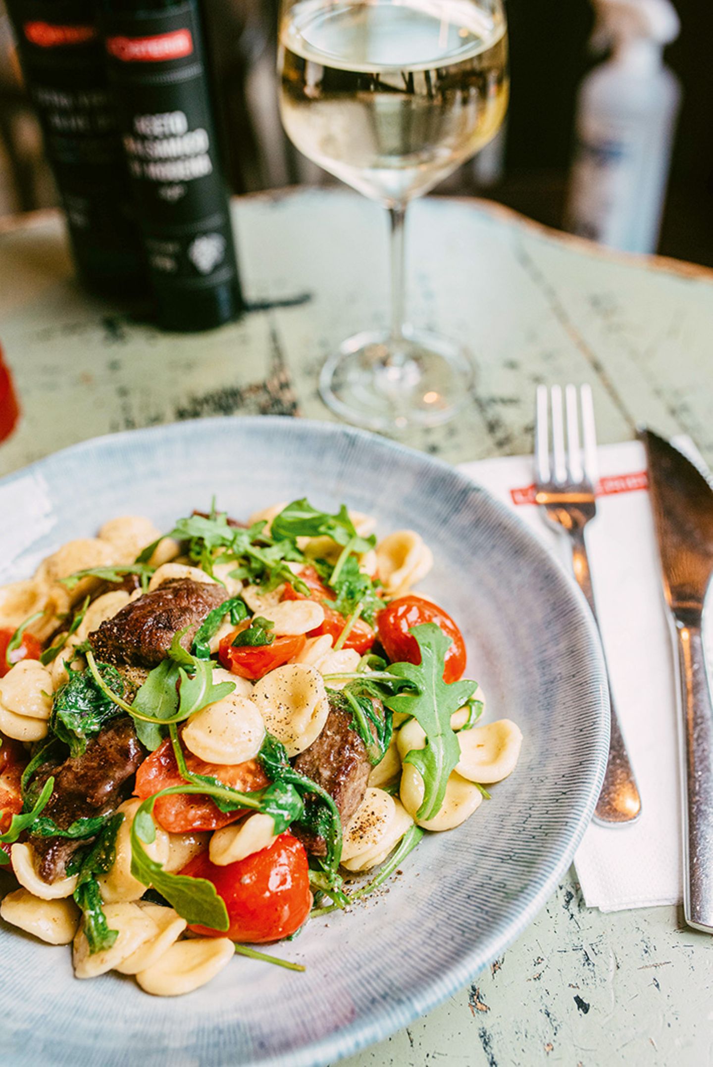 Pasta: Orecchiette di Manzo al Rucola
