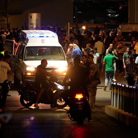 Ein Krankenwagen im Libanon
