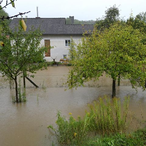 Gars am Kamp steht völlig unter Wasser