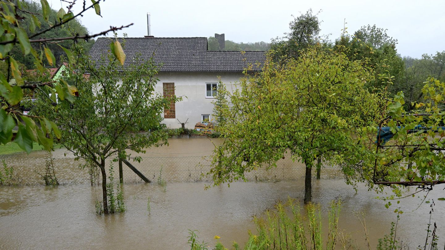 Gars am Kamp steht völlig unter Wasser