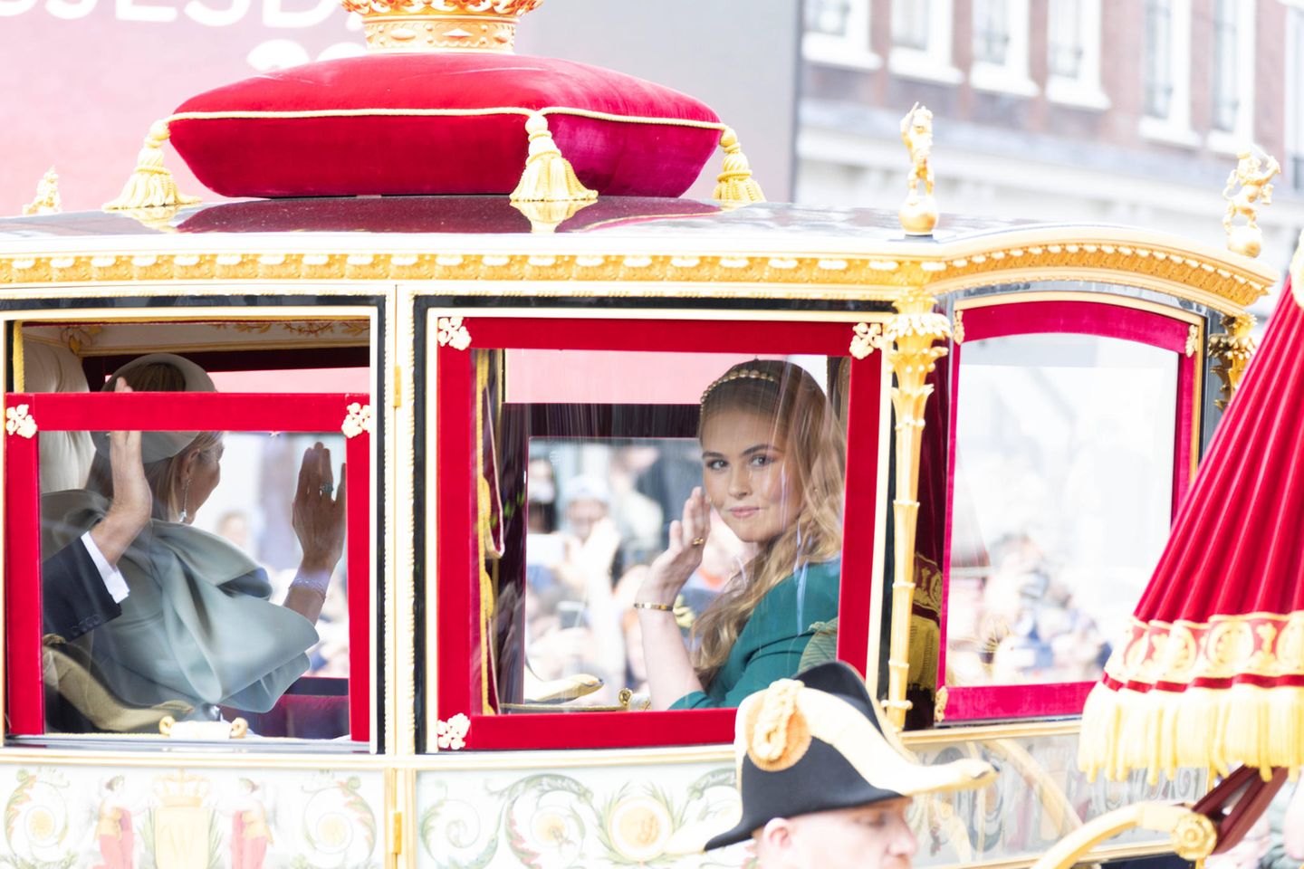 Per Kutschfahrt ging es vom Schauspielhaus dann zum Palast Noordeinde