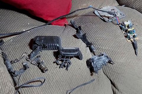 Funkgerät, das in einem Haus im Libanon explodiert ist