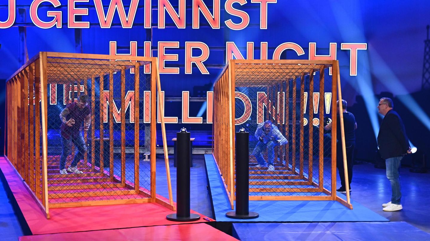 "Maschendrahtzaun" war einer von Raabs musikalischen Hits. Dieses Mal ging es darum, sich möglichst schnell durch eben jenen zu schneiden