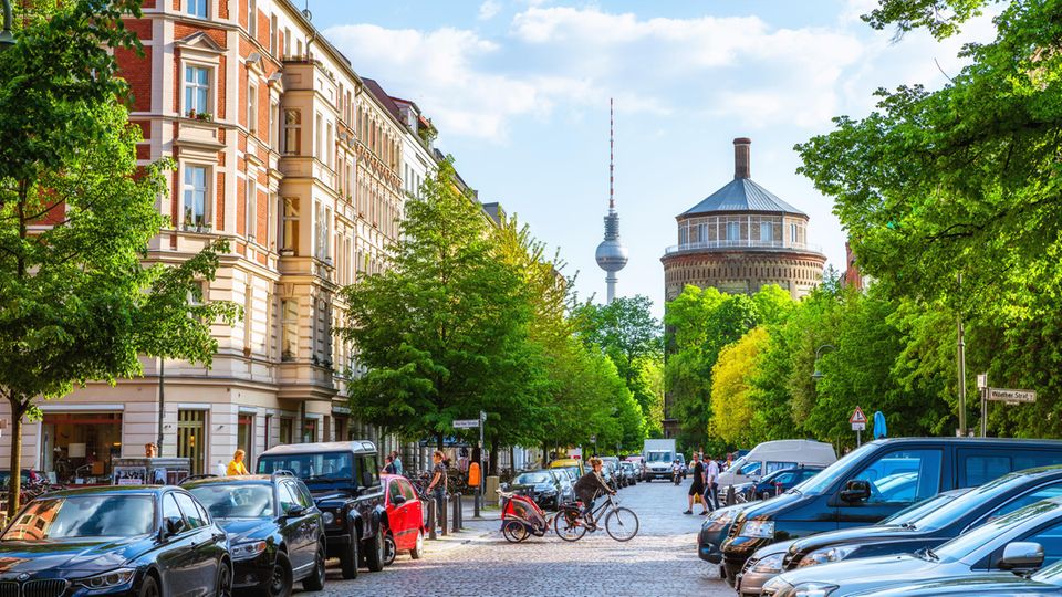 Straße in Berlin-Prenzlauer Berg