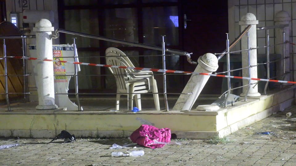 Unfallstelle in Lido Di Camaiore in der Toskana