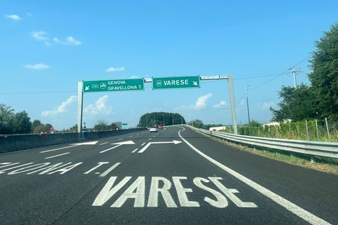 Autobahn Mailand Varese