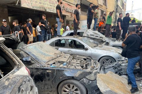 Israels Armee greift Ziel in Beirut an