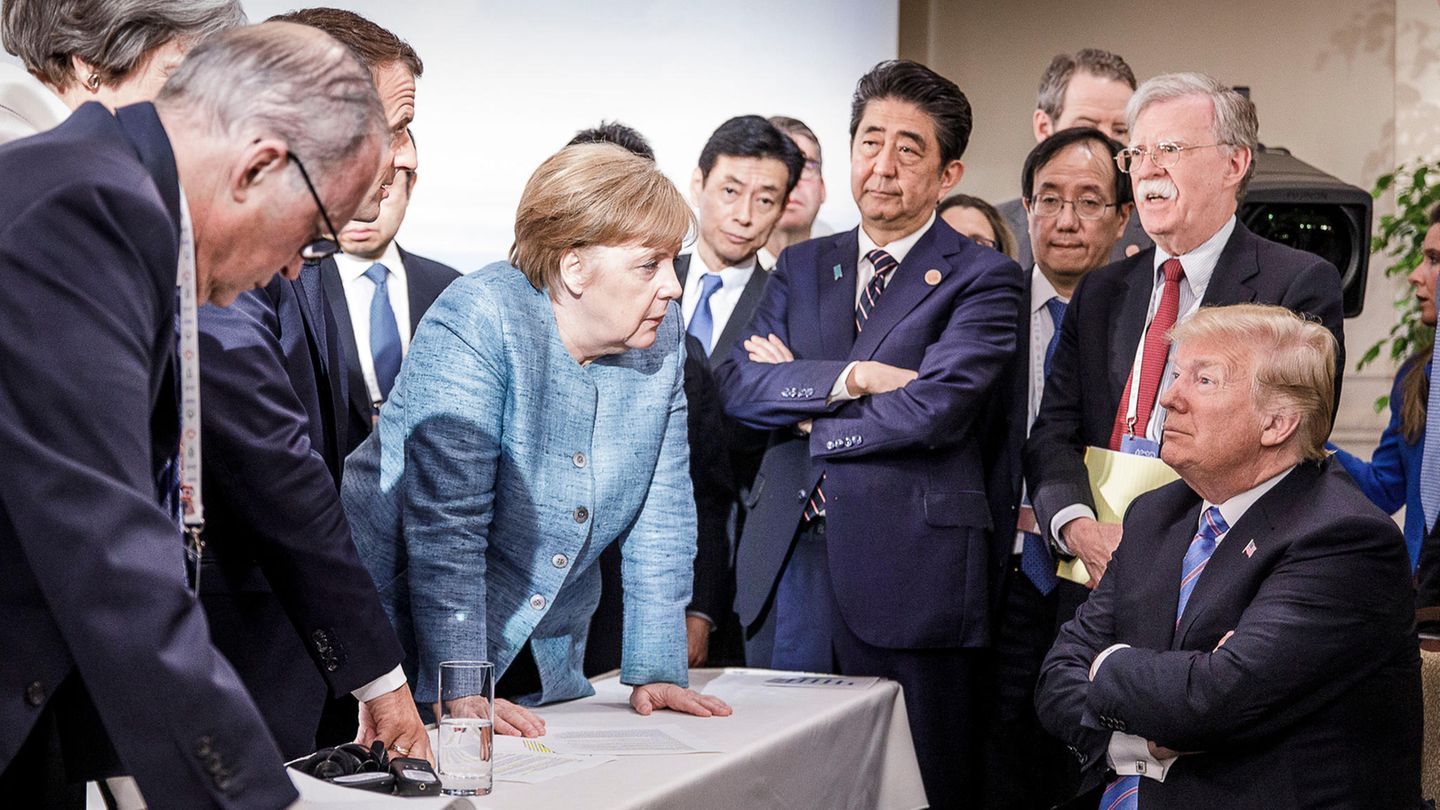 Trump auf dem G7-Gipfel Trump auf dem G7-Gipfel