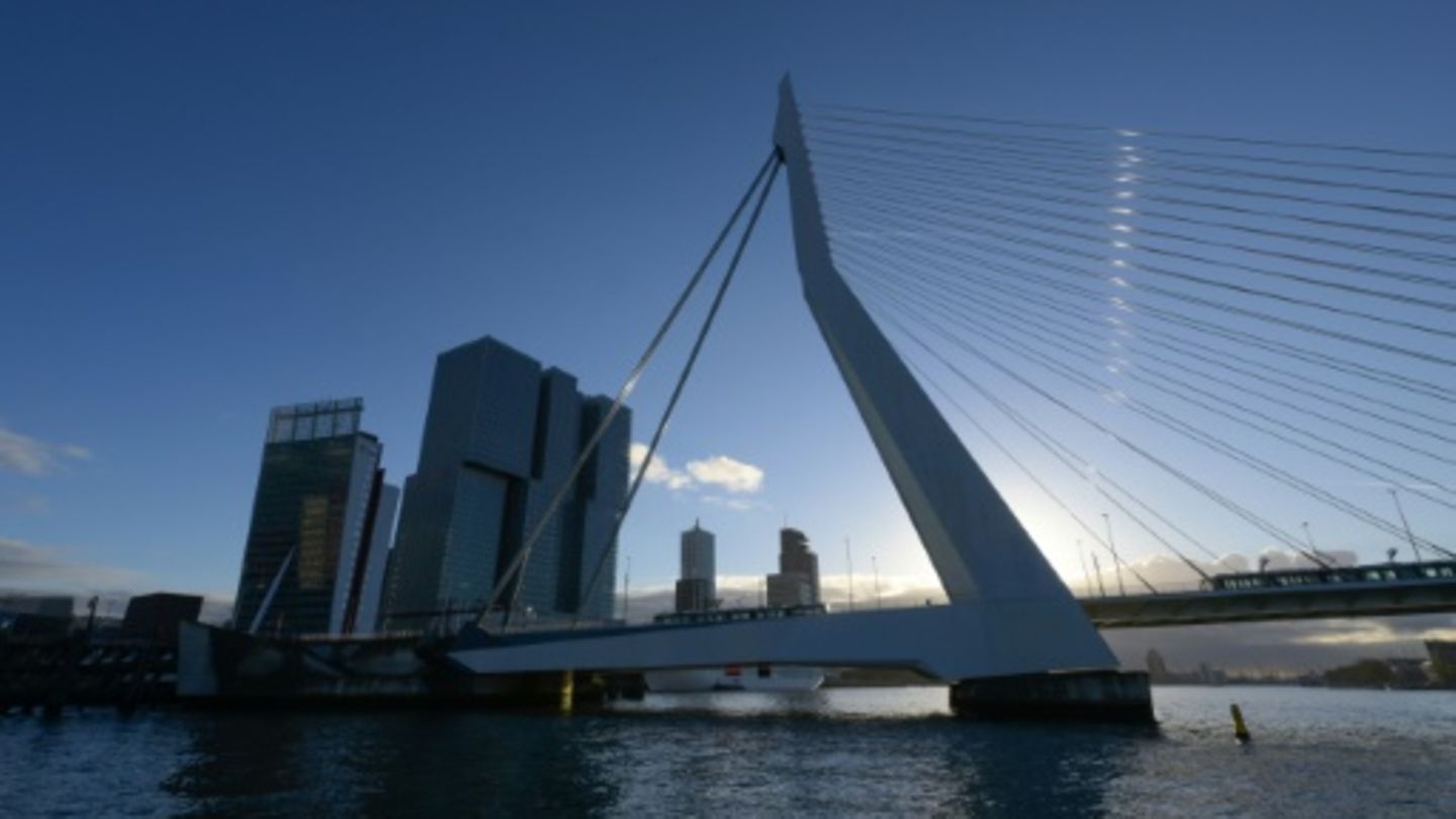 Erasmus-Brücke in Rotterdam