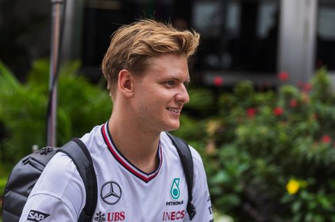 Mick Schumacher  in Singapur beim Marina Bay Street Circuit