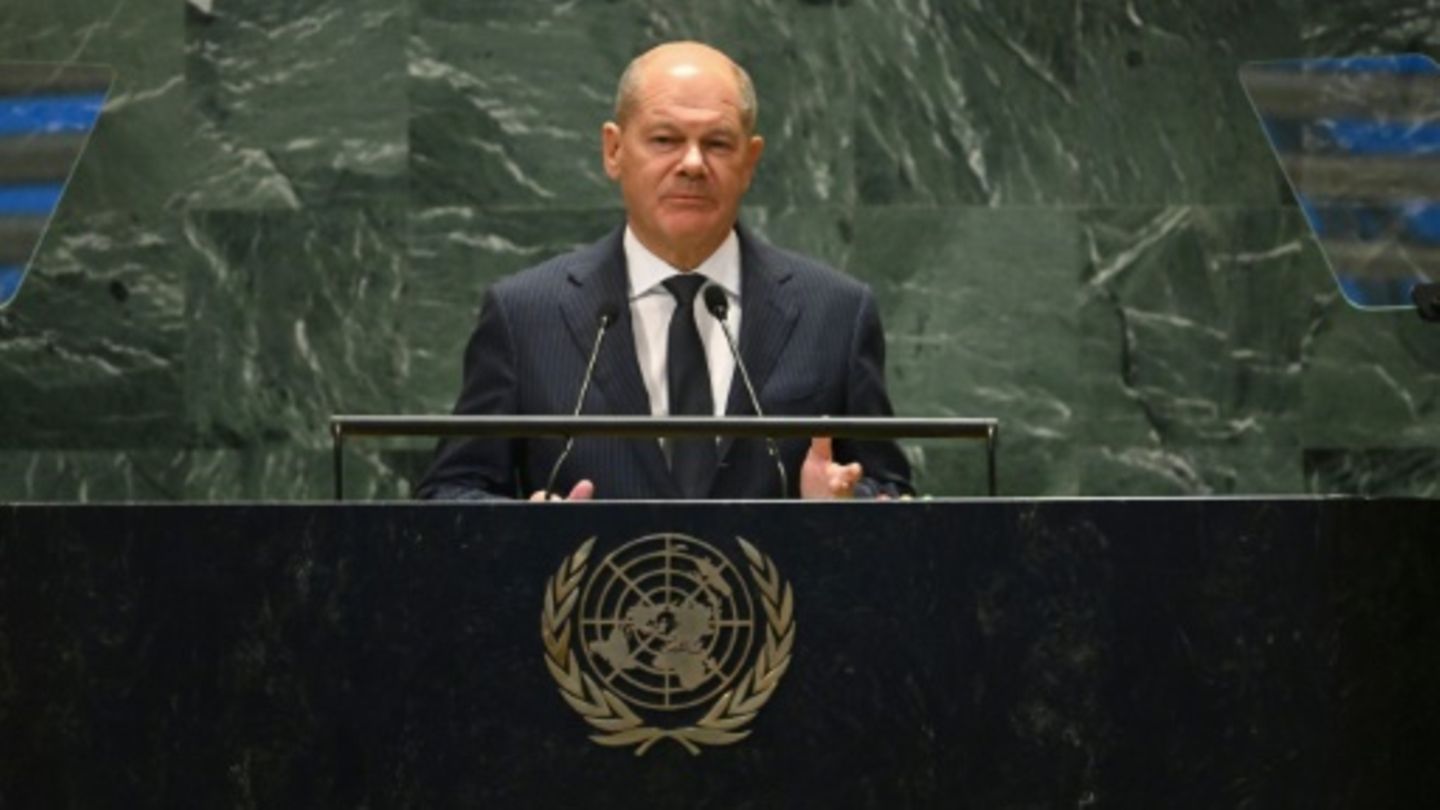 Scholz vor den Vereinten Nationen in New York