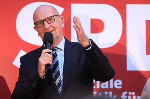 Erleichtert: Brandenburgs Ministerpräsident Dietmar Woidke am Wahlabend in Potsdam