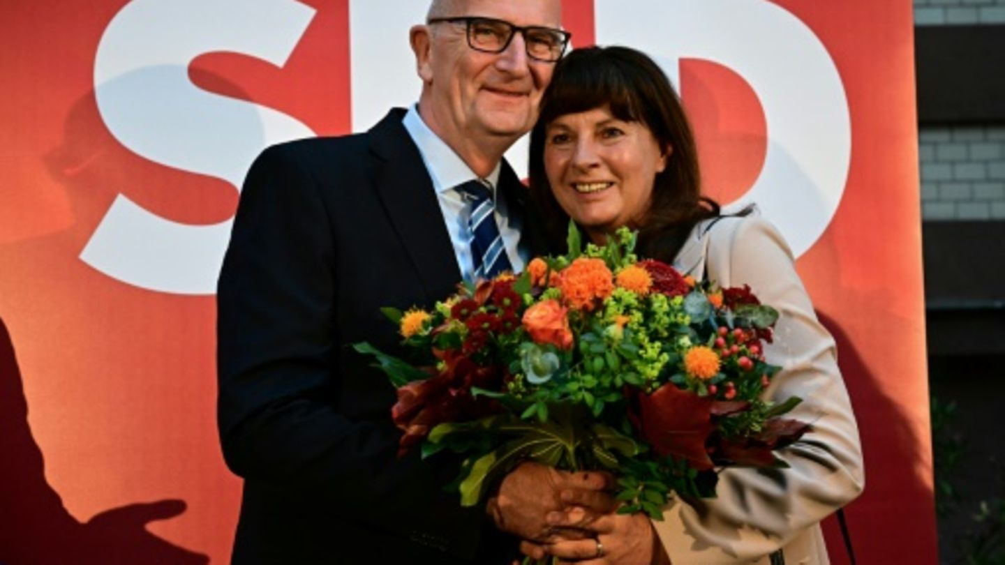 Dietmar Woidke mit Ehefrau Susanne