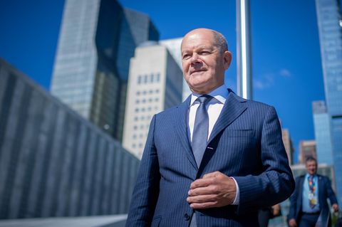 Bundeskanzler Olaf Scholz (SPD): "Ist doch super, dass wir gewonnen haben"