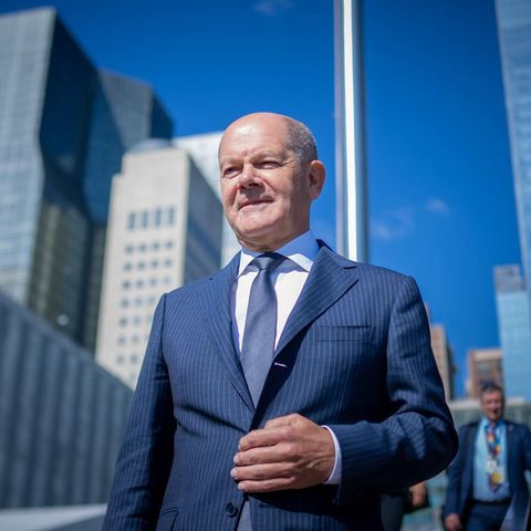 Bundeskanzler Olaf Scholz (SPD): "Ist doch super, dass wir gewonnen haben"