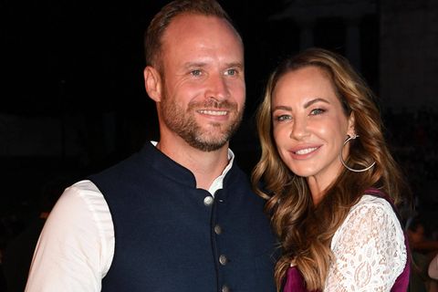 Sandy Meyer-Wölden und Alexander Müller auf dem Oktoberfest