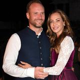 Sandy Meyer-Wölden und Alexander Müller auf dem Oktoberfest