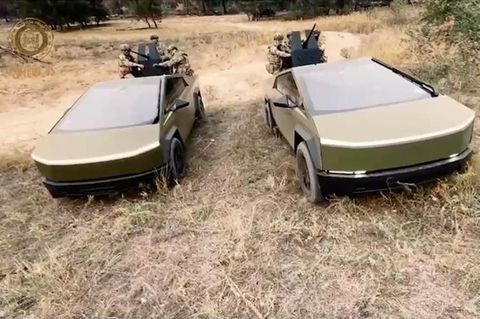 Tesla Cybertruck Ramsan Kadyrow