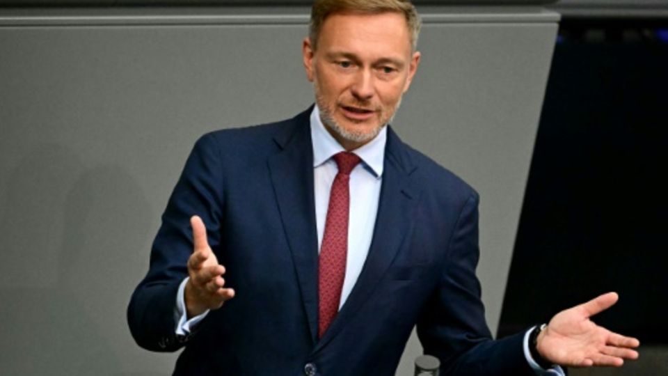 Christian Lindner im Bundestag