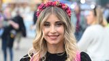 Cathy Hummels beim Wiesnbummel