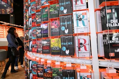 Stand auf der Frankfurter Buchmesse