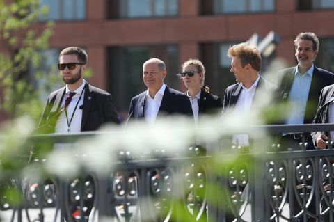 Die Sicherungsgruppe des BKA schützt unter anderem Olaf Scholz