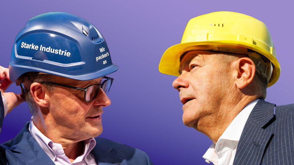 Olaf Scholz und Friedrich Merz