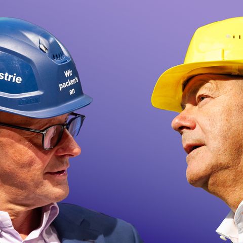 Olaf Scholz und Friedrich Merz