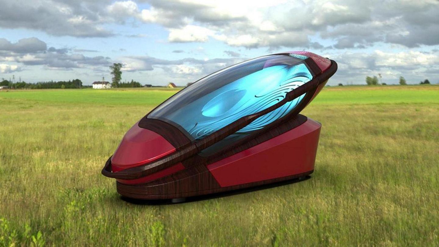 Der "Sarco Pod" erinnert an die Tiefschlafkaspel aus einem Science-Fiction-Film.