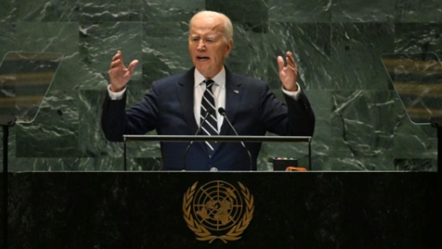 US-Präsident Biden in seiner Rede bei der UN-Generaldebatte
