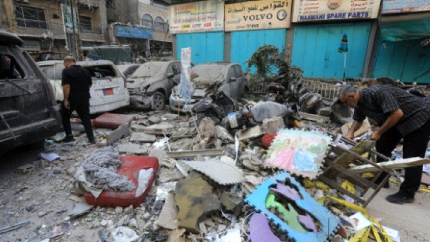 Der Angriffsort in Beirut