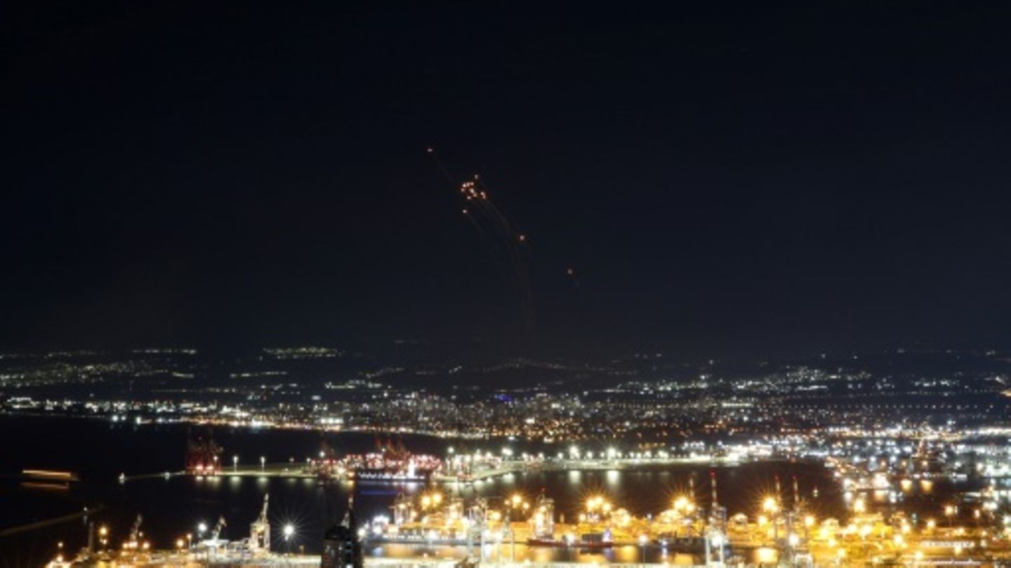 Raketenabwehr über Haifa