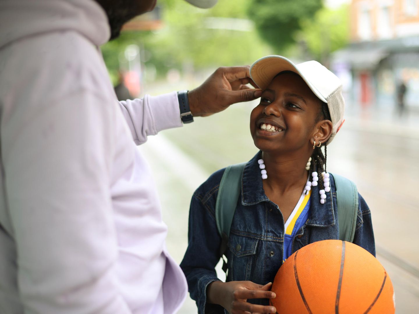 Basketball-Armband Für Jungs - Cooles Sportgeschenk Mit Schwarzen Perlen
