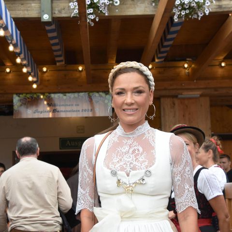 Simone Ballack auf dem Oktoberfest