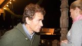 Jens Lehmann in Lederhose auf dem Oktoberfest
