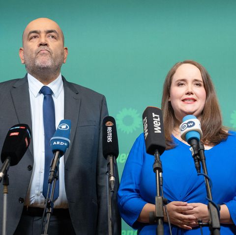 Die Grünen-Chefs Omid Nouripour und Ricarda Lang