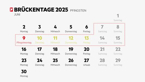 Brückentage 2025: So holen Sie geschickt mehr Urlaub raus | STERN.de