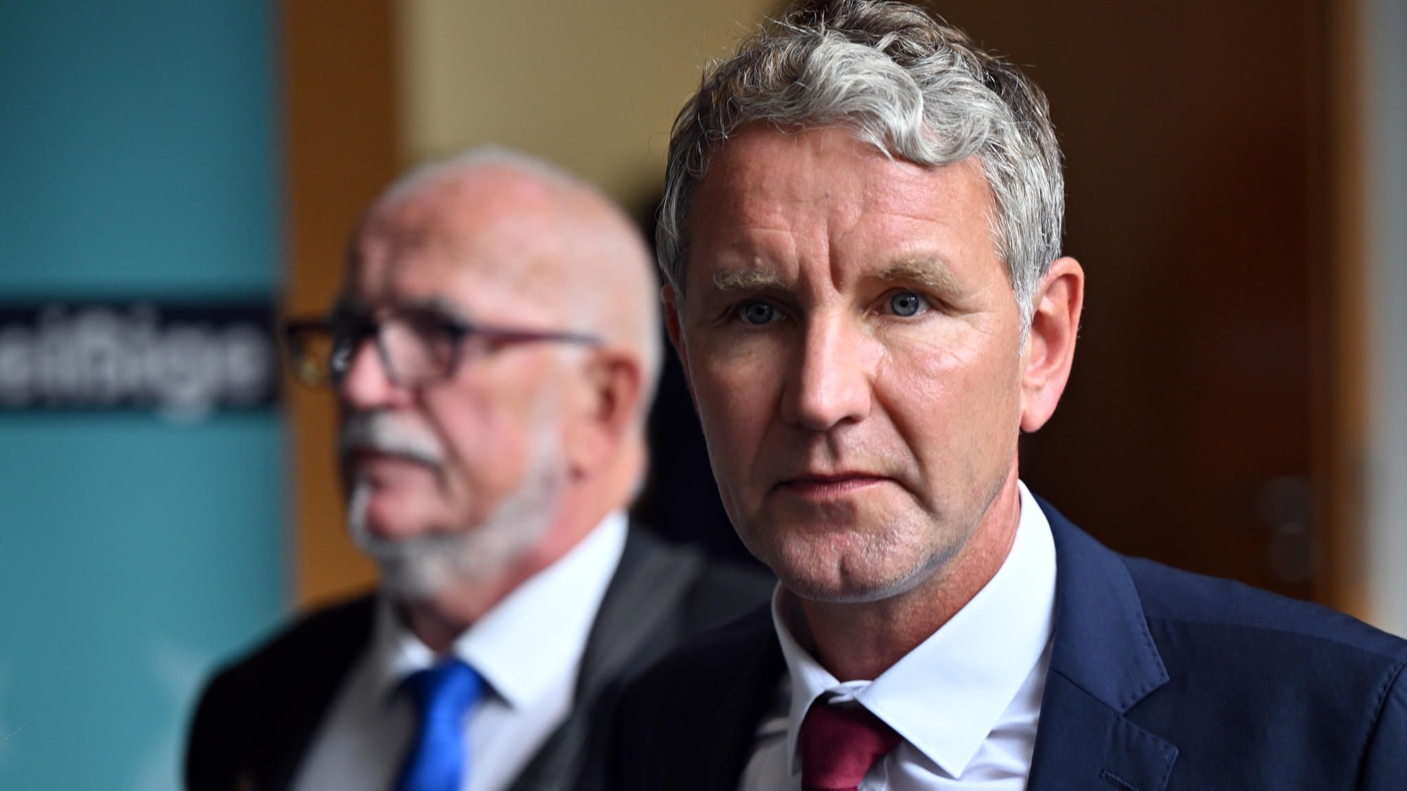 AfD-Vorsitzender Björn Höcke und Jürgen Treutler